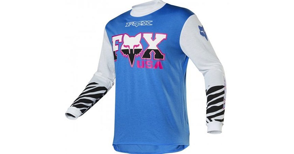 Блуза RETRO ZEBRA JERSEY FOX Dirt.BG