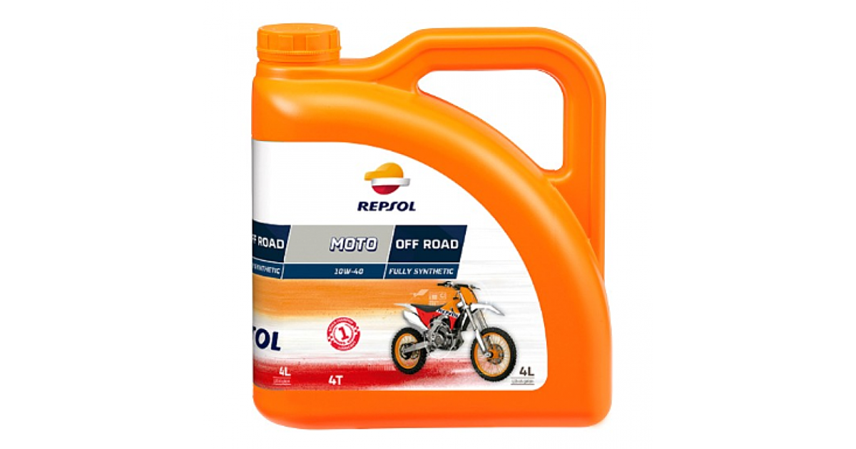 Repsol Moto Off Road 4T 10W40 - 4 ЛИТРА - Dirt.BG