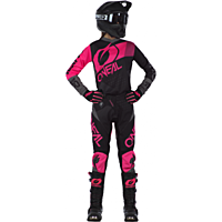 Дамски мотокрос екип O’NEAL ELEMENT FACTOR BLACK/PINK 2020